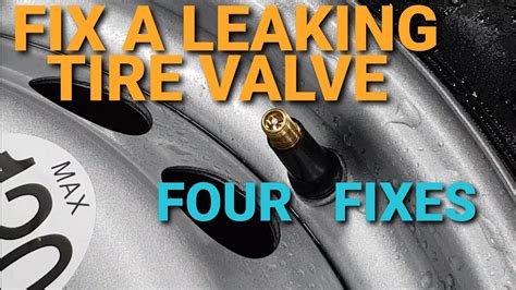 Fix a Leaking Tire Valve